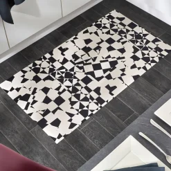 Becquet Tapis vinyle motif graphique - CRÉATION< Tapis D'Entrée, Tapis De Cuisine