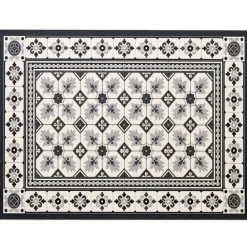 Becquet Tapis vinyle style carreaux de ciment< Tapis D'Entrée, Tapis De Cuisine