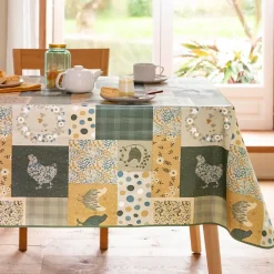 Becquet Toile cirée imprimé poule< Toile Cirée|Nappe Fantaisie