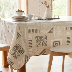 Becquet Toile cirée motif tribal< Toile Cirée|Nappe Fantaisie