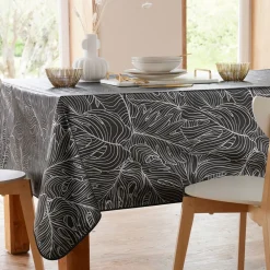Becquet Toile cirée motifs argentés< Nappe Tissu Au Mètre|Toile Cirée