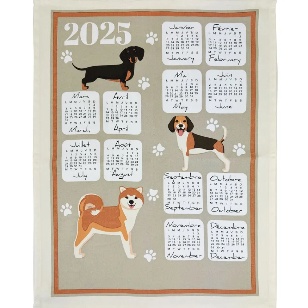 Becquet Torchon calendrier 2025< Idées Cuisine|Idées Cuisine