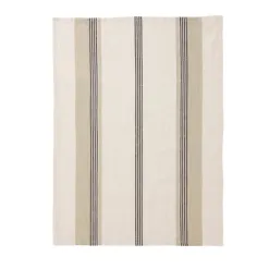 Becquet Torchon coton et lin rayé effet chiné - Unité ou lot de 2< Idées Cuisine|Idées Cuisine