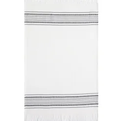 Becquet Torchon quadruple gaze de coton à franges - Unité ou lot de 2< Idées Cuisine|Idées Cuisine