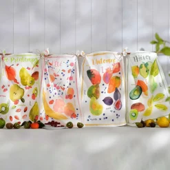 Becquet Torchons imprimés fruits de saison - Lot de 2 ou de 4< Idées Cuisine|Idées Cuisine
