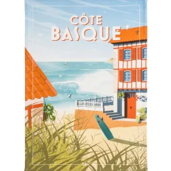 Becquet Torchons imprimés La Plage< Idées Cuisine|Idées Cuisine
