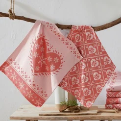 Becquet Torchons jacquard esprit chalet – lot de 2 ou 4 - CRÉATION< Idées Cuisine|Idées Cuisine