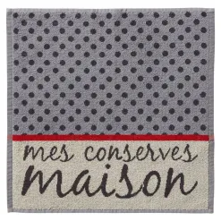 Becquet Torchons jacquard et essuie-mains éponges - motif conserves - lot de 3 et 6< Idées Cuisine|Idées Cuisine