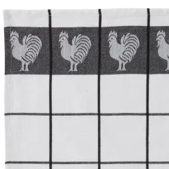 Becquet Torchons jacquard motif coq – lot de 2 ou 4 - CRÉATION< Idées Cuisine|Idées Cuisine