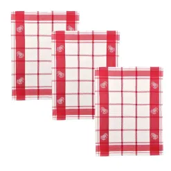 Becquet Torchons motif fruits de mer - lot de 3 ou de 6< Idées Cuisine|Idées Cuisine
