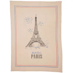 Becquet Torchons métis motif Paris - lot de 2 - CRÉATION< Idées Cuisine|Idées Cuisine