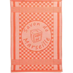 Becquet Torchons tissés jacquard décor Savon de Marseille - Lot de 3 ou de 6< Idées Cuisine|Idées Cuisine