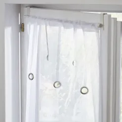 Becquet Tringle barre à rideaux extensible< Rangement, Gain De Place|Voilage En Pointe, Voilage Droit, Brise-Bise, Store