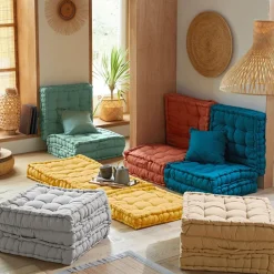 Becquet Triple coussin matelas< Décoration Textile Unie|Pouf, Matelas, Futon