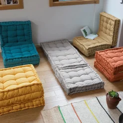 Becquet Triple coussin matelas< Décoration Textile Unie|Pouf, Matelas, Futon