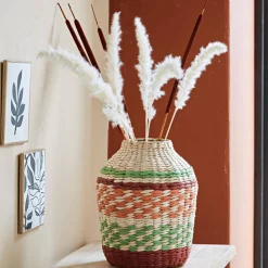 Becquet Vase décoratif tressé< Vase, Cache-Pot|Décoration
