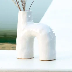 Becquet Vase forme graphique "H"< Vase, Cache-Pot|Décoration