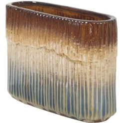 Becquet Vase ovale en céramique< Vase, Cache-Pot|Décoration