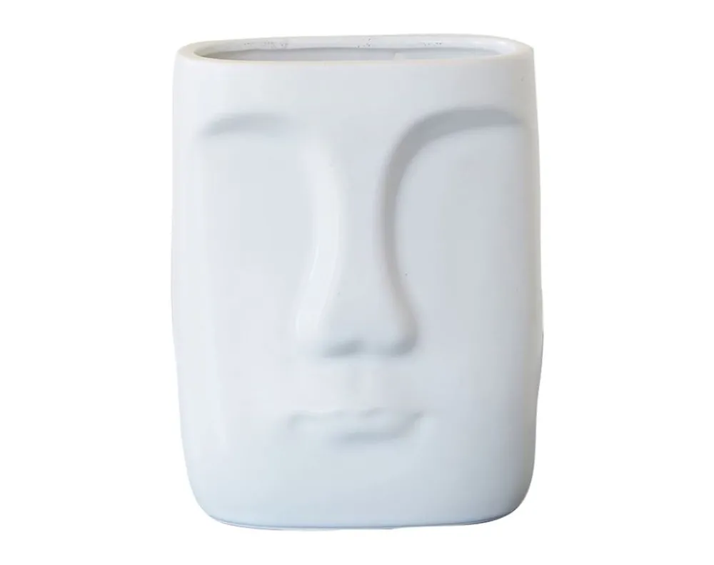 Becquet Vases visages< Vase, Cache-Pot|Décoration