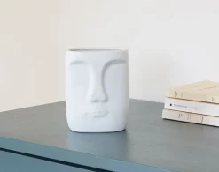 Becquet Vases visages< Vase, Cache-Pot|Décoration