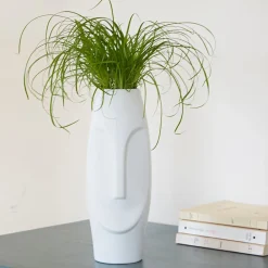 Becquet Vases visages< Vase, Cache-Pot|Décoration