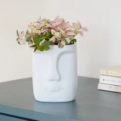 Becquet Vases visages< Vase, Cache-Pot|Décoration