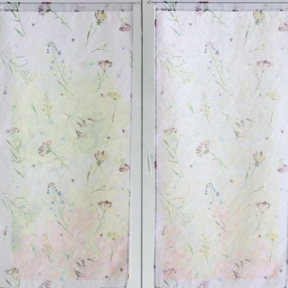 Becquet Voilage droit imprimé fleurettes< Rideau Et Déco Textile|Voilage En Pointe, Voilage Droit, Brise-Bise, Store