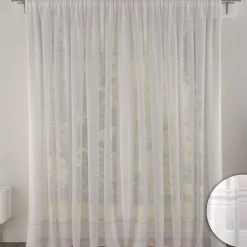 Becquet Voilage en étamine base fantaisie< Rideau Et Déco Textile|Voilage, Panneau