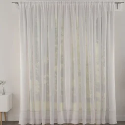 Becquet Voilage en étamine base fantaisie< Rideau Et Déco Textile|Voilage, Panneau