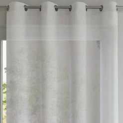 Becquet Voilage en étamine chambray< Rideau Et Déco Textile|Décoration Textile Unie
