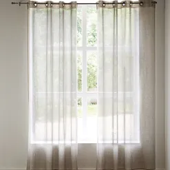 Becquet Voilage en étamine métis< Décoration Textile Unie|Voilage, Panneau