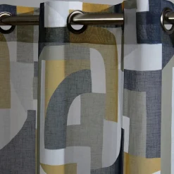 Becquet Voilage motif graphique< Rideau Et Déco Textile|Voilage, Panneau