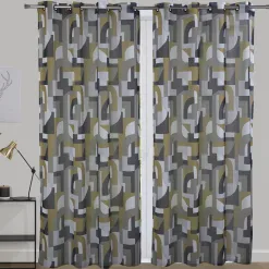 Becquet Voilage motif graphique< Rideau Et Déco Textile|Voilage, Panneau