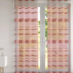 Becquet Voilage rayures satinées< Rideau Et Déco Textile|Décoration Textile Unie
