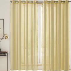 Becquet Voilage étamine flammée< Rideau Et Déco Textile|Décoration Textile Unie