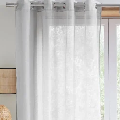 Becquet Voilage étamine œillets< Rideau Et Déco Textile|Décoration Textile Unie