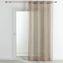Becquet Voilage étamine œillets< Rideau Et Déco Textile|Décoration Textile Unie