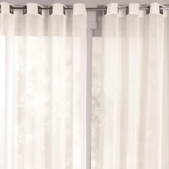Becquet Voilage étamine œillets carrés< Rideau Et Déco Textile|Voilage, Panneau