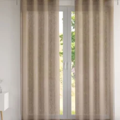 Becquet Voilage tissage rustique< Rideau Et Déco Textile|Décoration Textile Unie
