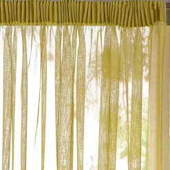 Becquet Voilage uni en étamine, galon fronceur< Rideau Et Déco Textile|Décoration Textile Unie